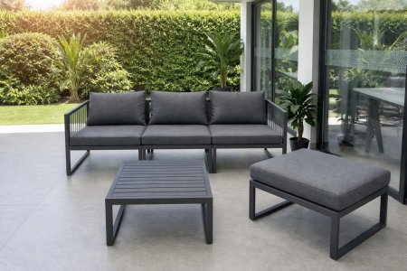 جلسة ألمنيوم خارجية (Outdoor aluminum seating)