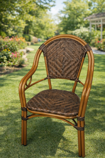 كرسي (Rattan Aluminum Chair)