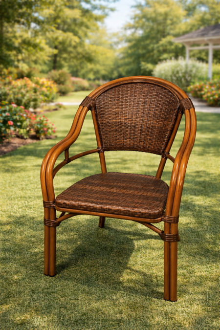 كرسي (Rattan Aluminum Chair)