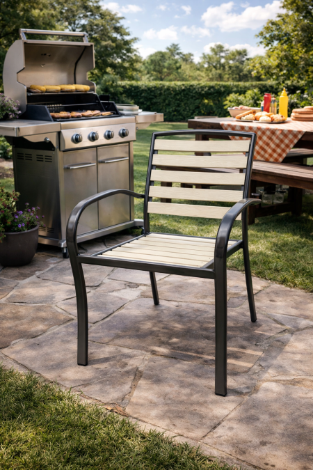 كرسي (Galvanized, Wood)