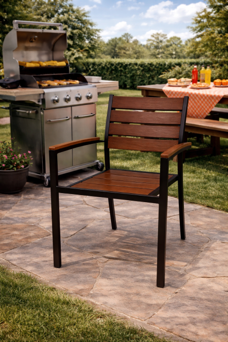 كرسي (Galvanized, Wood)